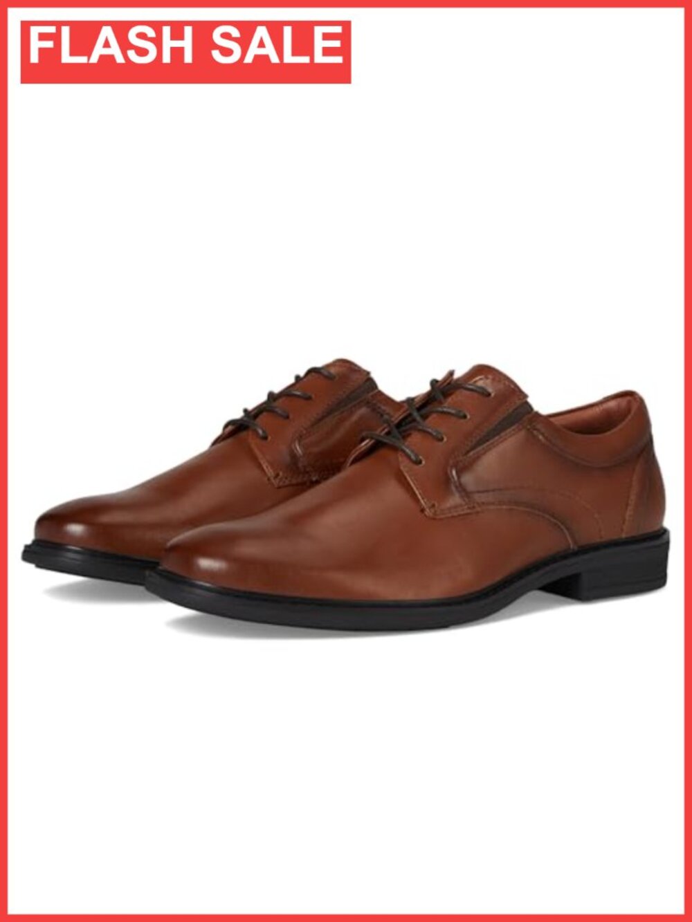 Nunn Bush Jarvis Faux Leather Plain Toe Lace Up Oxford Dress Casual Business